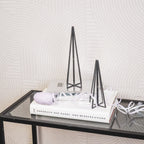 HOUSEVITAMIN DECORATIEVE KERSTBOOM METAAL/GLAS ZWART 15 CM