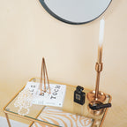 HOUSEVITAMIN DECORATIEVE KERSTBOOM METAAL/GLAS GOUD 20 CM