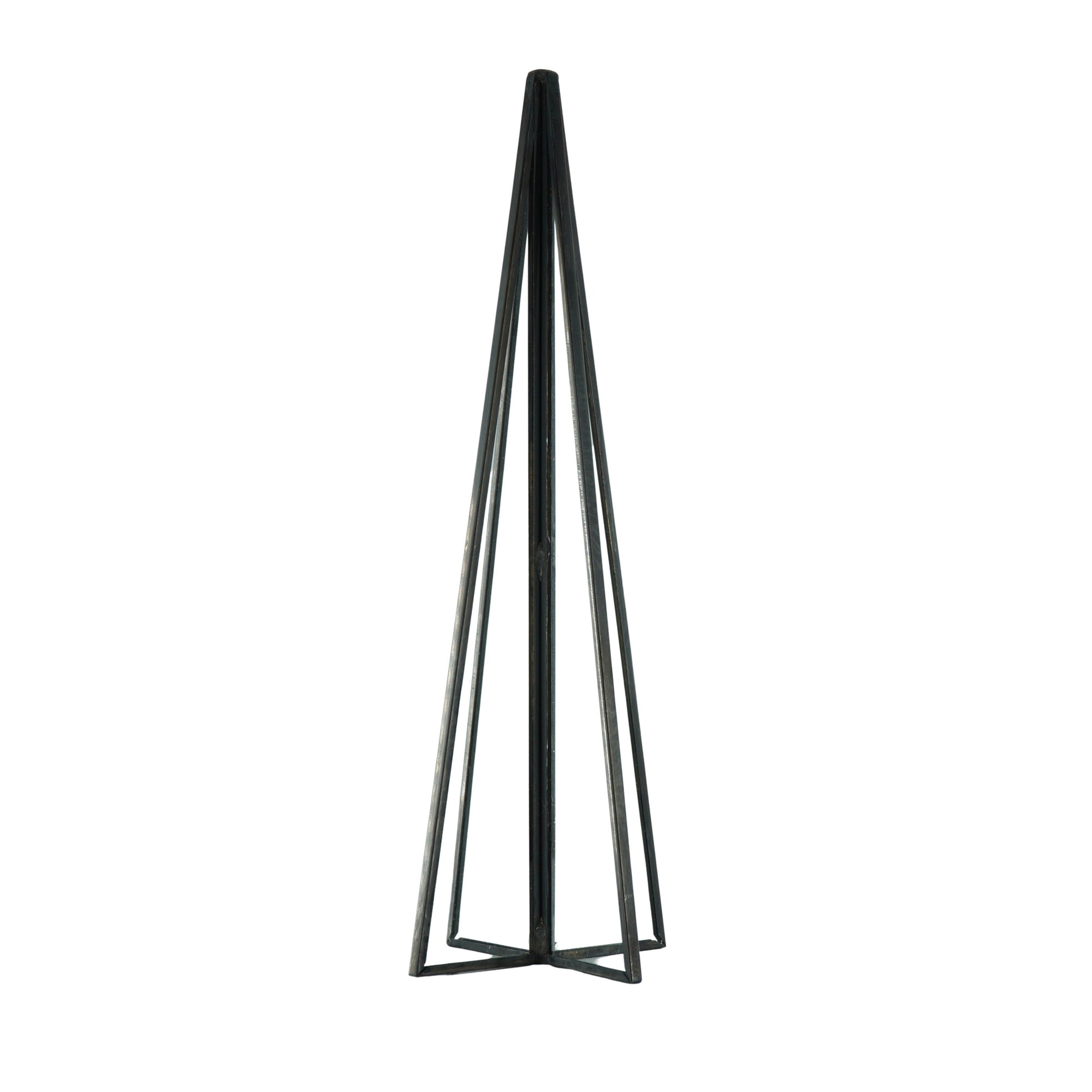 HOUSEVITAMIN DECORATIEVE KERSTBOOM METAAL/GLAS ZWART 20 CM