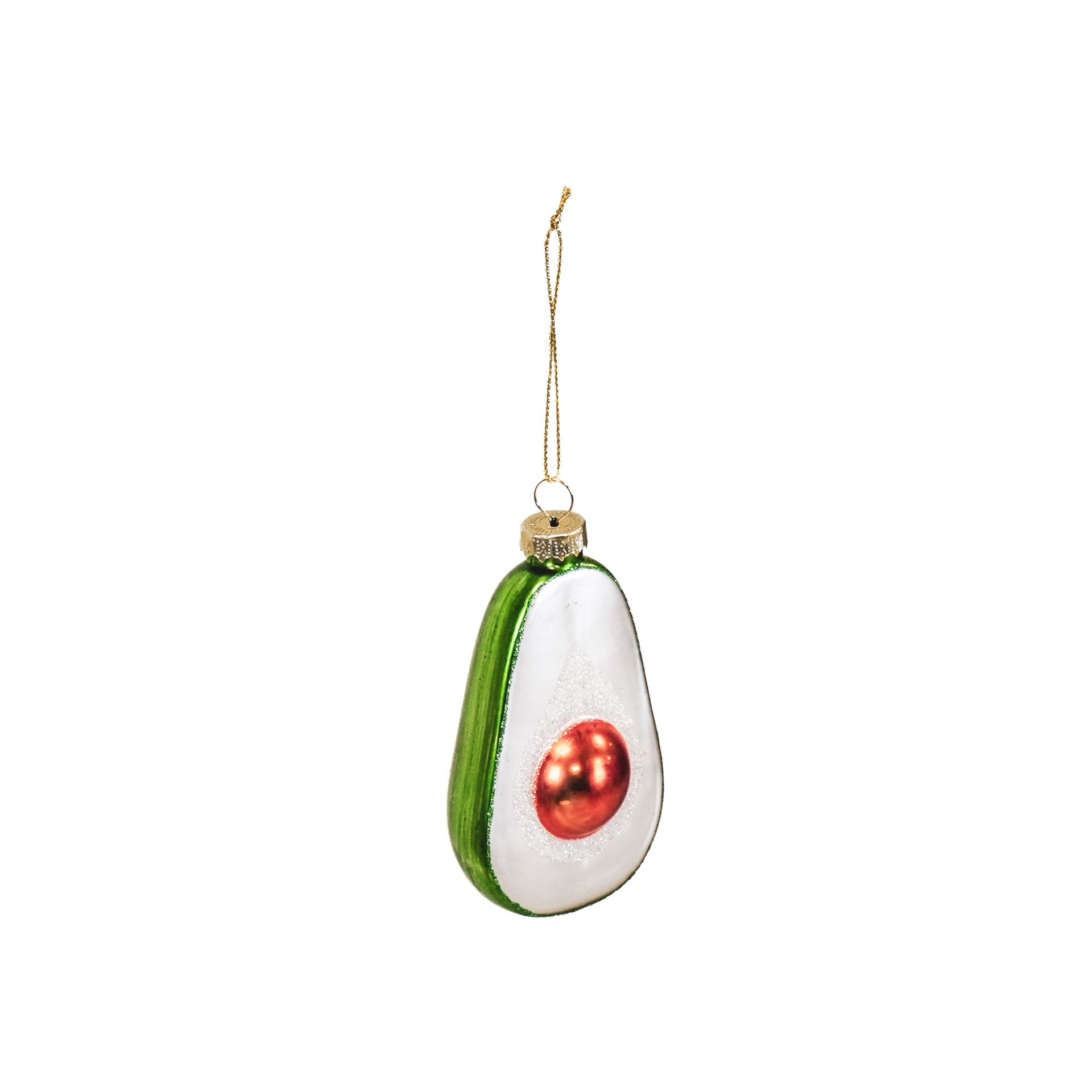 HOUSEVITAMIN KERSTHANGER AVOCADO GLAS GROEN 9,5 CM