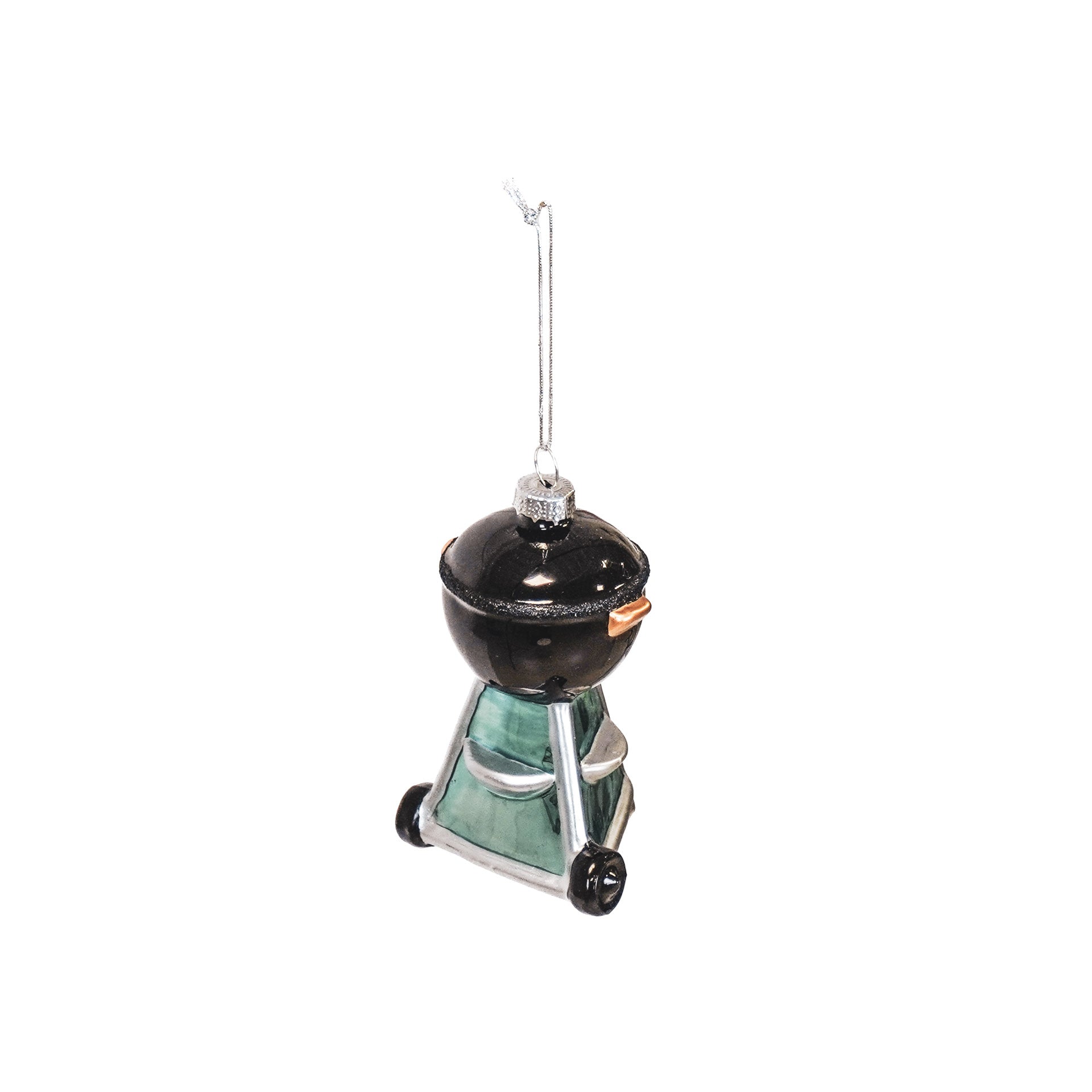 HOUSEVITAMIN KERSTHANGER BARBECUE GLAS ZWART 9,5 CM