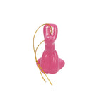 HOUSEVITAMIN KERSTHANGER BALLOON DOG KERAMIEK ROZE 6,5 CM