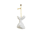 HOUSEVITAMIN DECORATIEVE HANGER BALLONHOND KERAMIEK WIT 6,5 CM