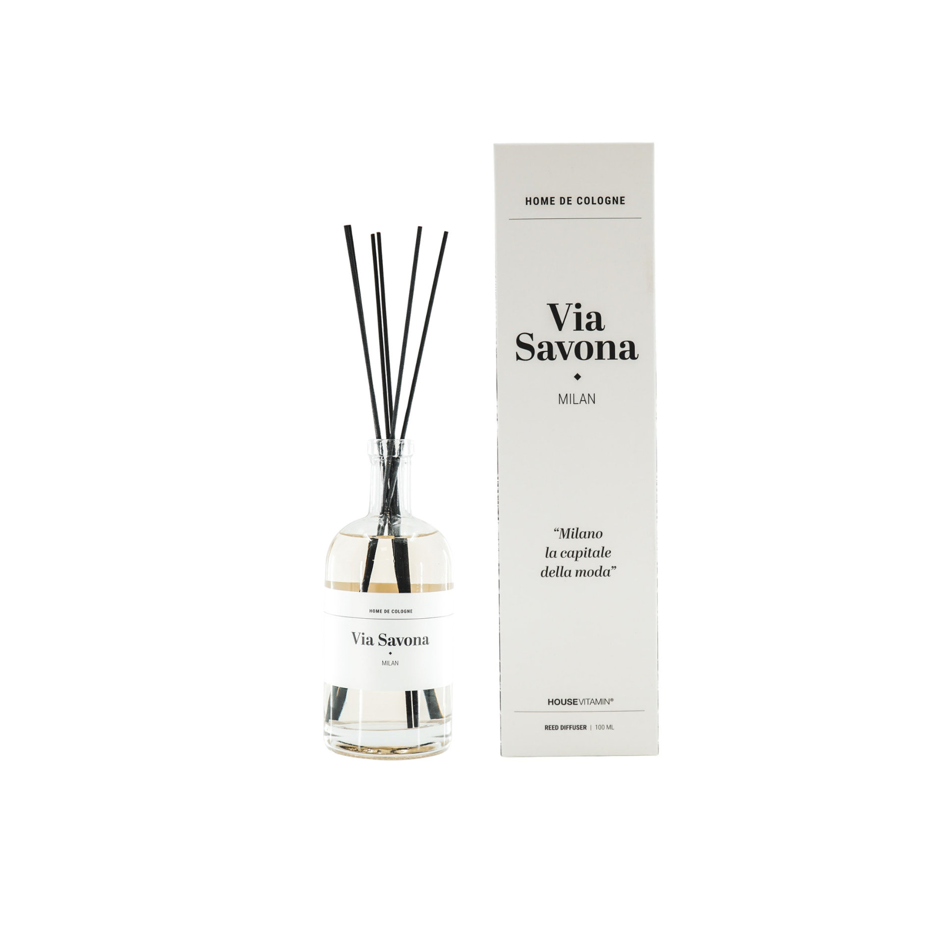 HOUSEVITAMIN GEURDIFFUSER VIA SAVONA MILAN 500 ML