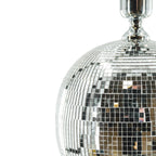 HOUSEVITAMIN TAFELLAMP DISCOBAL GLAS ZILVER 20 CM