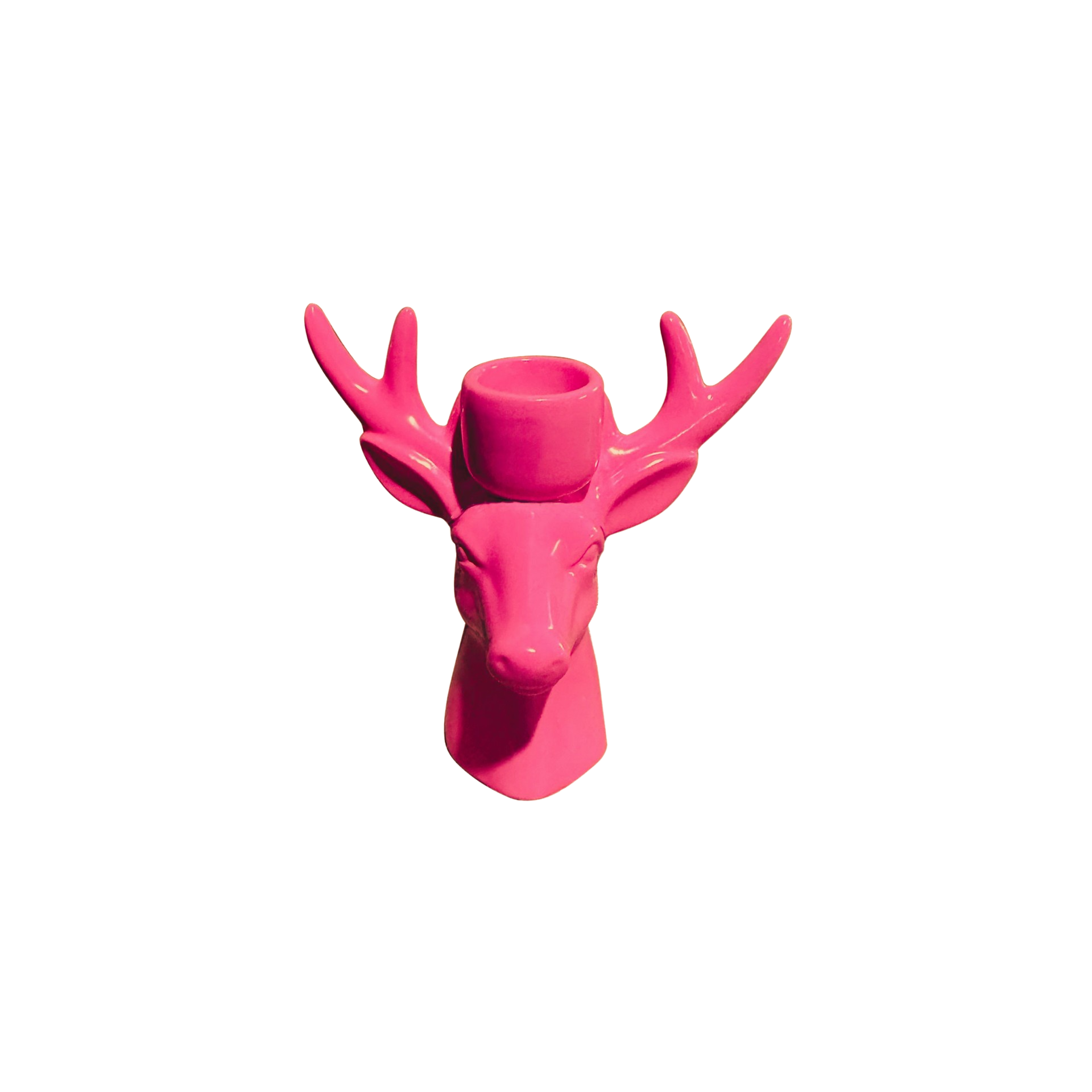 HOUSEVITAMIN KANDELAAR REINDEER KERAMIEK NEONROZE 11 CM