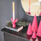 HOUSEVITAMIN KANDELAAR REINDEER KERAMIEK NEONROZE 11 CM