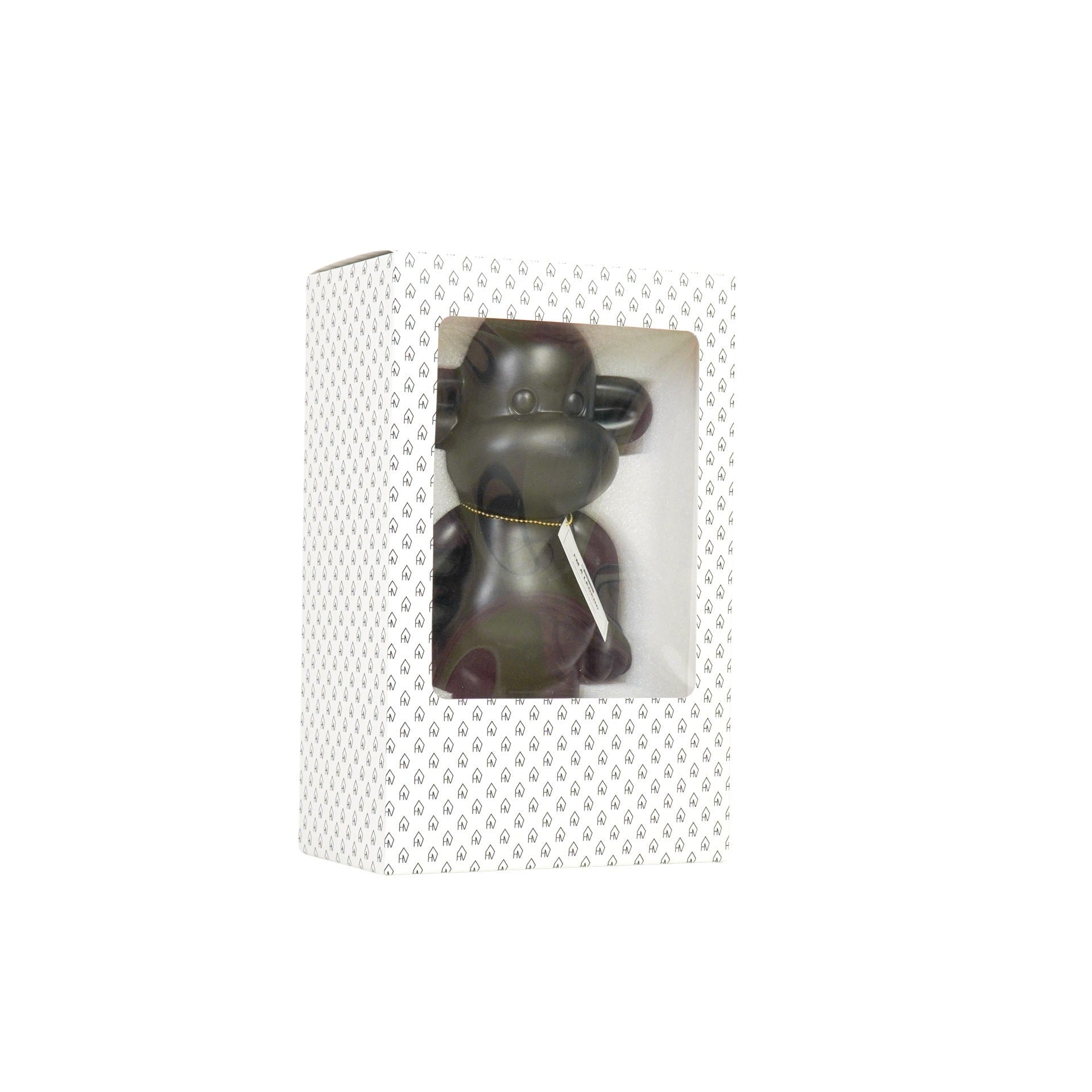 HOUSEVITAMIN APENBEELD THE LEGEND POLYRESIN ZWART 35 CM