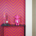 HOUSEVITAMIN BEELD THE LEGEND AAP POLYRESIN ROZE 35 CM