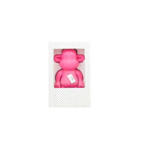 HOUSEVITAMIN BEELD THE LEGEND AAP POLYRESIN ROZE 35 CM