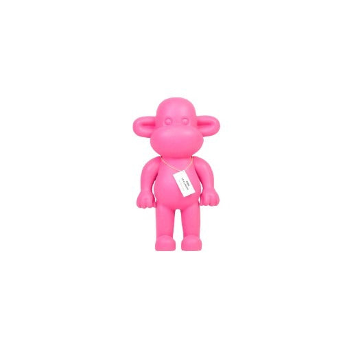 HOUSEVITAMIN BEELD THE LEGEND AAP POLYRESIN ROZE 35 CM