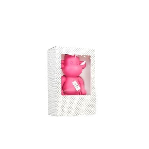 HOUSEVITAMIN BEELD THE LEGEND AAP POLYRESIN ROZE 35 CM