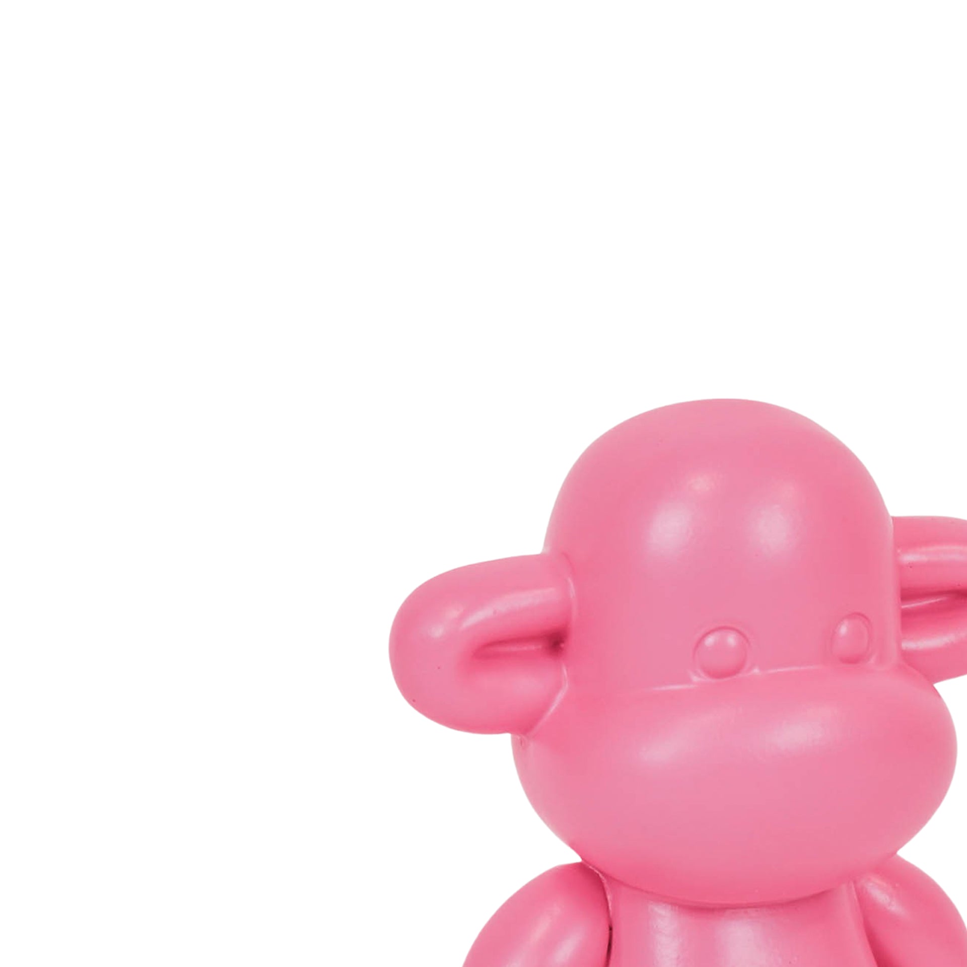 HOUSEVITAMIN BEELD THE LEGEND AAP POLYRESIN ROZE 35 CM