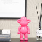 HOUSEVITAMIN APENBEELD THE LEGEND POLYRESIN ROZE 19 CM