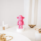 HOUSEVITAMIN APENBEELD THE LEGEND POLYRESIN ROZE 19 CM