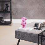 HOUSEVITAMIN APENBEELD THE LEGEND POLYRESIN ROZE 19 CM