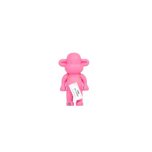 HOUSEVITAMIN APENBEELD THE LEGEND POLYRESIN ROZE 19 CM