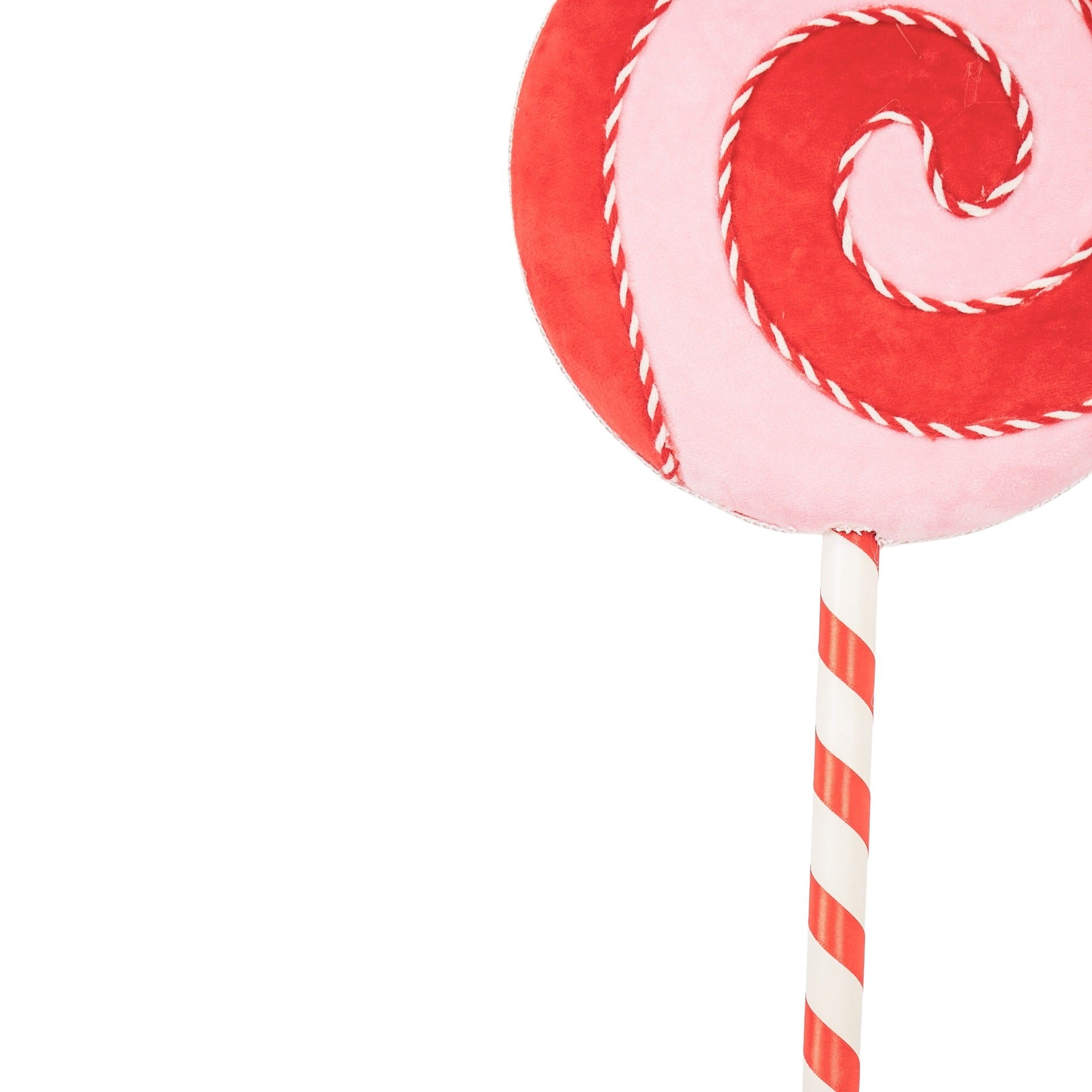 HOUSEVITAMIN DECORATIEVE LOLLY FOAM ROZE/ROOD 63 CM