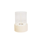 HOUSEVITAMIN TABLE BURNER ROUND SAND 21X21X28CM