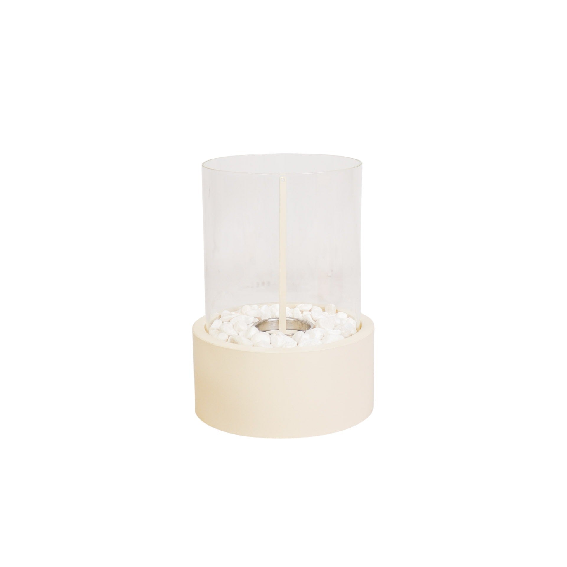 HOUSEVITAMIN TABLE BURNER ROUND SAND 21X21X28CM