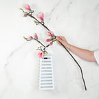 HOUSEVITAMIN LAMP LANTAARN SOLAR METAAL WIT 14X32,5CM