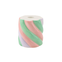HOUSEVITAMIN KANDELAAR MARSHMALLOW DOLOMIET ROZE/MINT/LILA 9 CM