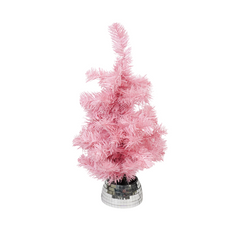HOUSEVITAMIN DECORATIEVE KERSTBOOM LED POLYSTYREEN ROZE 50 CM