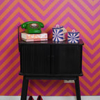 HOUSEVITAMIN DECORATIEVE POT SWIRL DOLOMIET BLAUW/ROZE 11,5 CM