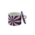 HOUSEVITAMIN DECORATIEVE POT SWIRL DOLOMIET BLAUW/ROZE 11,5 CM