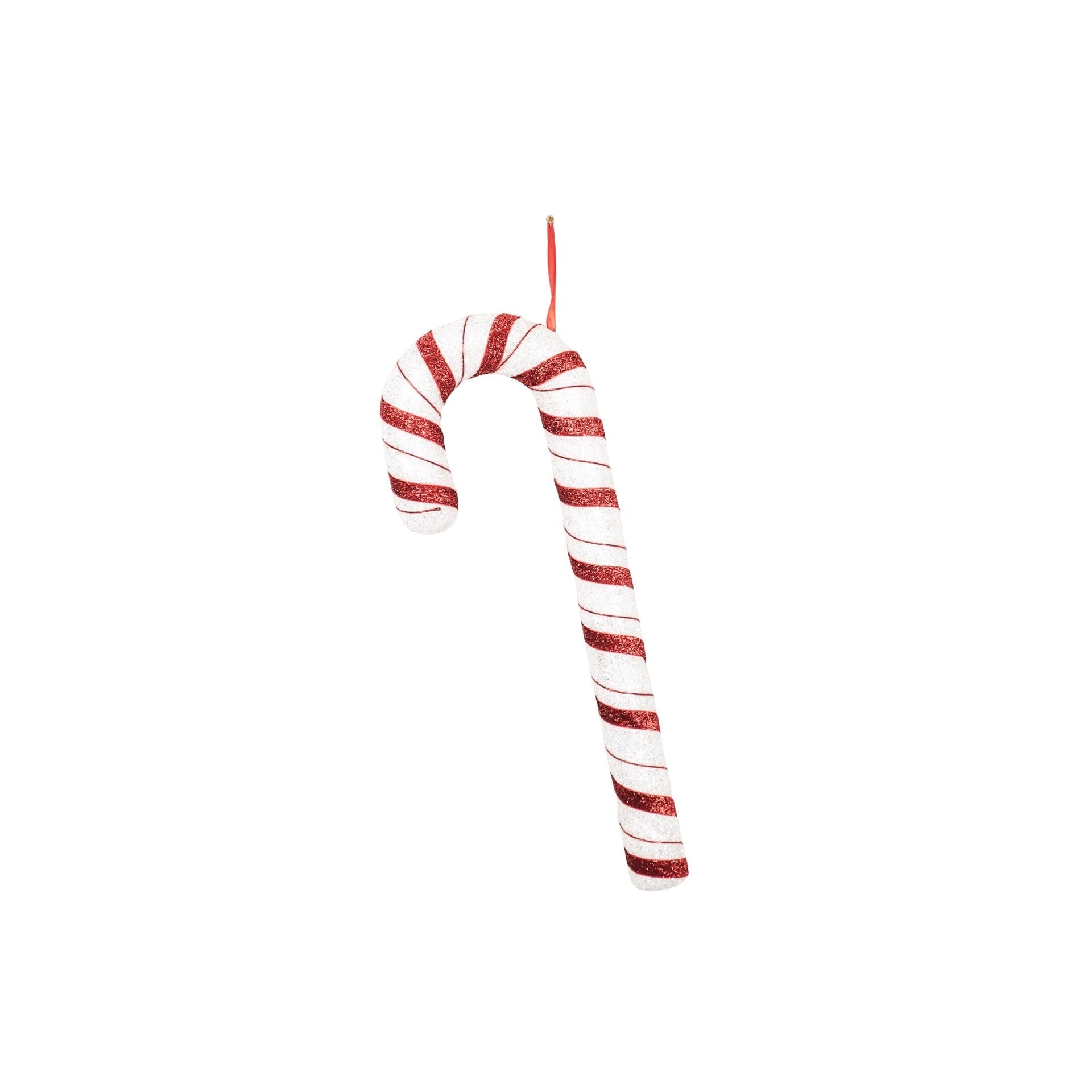 HOUSEVITAMIN DECORATIEVE ZUURSTOK FOAM WIT/ROOD 52 CM
