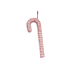 HOUSEVITAMIN DECORATIEVE ZUURSTOK SCHUIM WIT/DISCO 52 CM