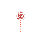 HOUSEVITAMIN DECORATIEVE LOLLY FOAM WIT/ROOD 63 CM