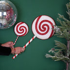 HOUSEVITAMIN DECORATIEVE LOLLY FOAM WIT/ROOD 35 CM