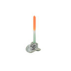 HOUSEVITAMIN KANDELAAR COWBOY HAT KERAMIEK ZILVER 13,5 CM