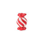 HOUSEVITAMIN KANDELAAR TOFFEE CANDY KERAMIEK ROOD/WIT 13 CM