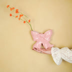 HOUSEVITAMIN WANDVAAS BOW KERAMIEK ROZE 19 CM