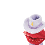 HOUSEVITAMIN KANDELAAR BOOT/LIP/HAT KERAMIEK ROZE/ROOD/LILA 20 CM