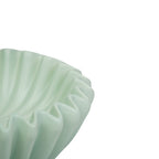 HOUSEVITAMIN DECORATIEVE SCHAAL PLEATED KERAMIEK MINT 15 CM