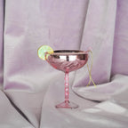 HOUSEVITAMIN KERSTHANGER COCKTAIL MET LIMOEN GLAS ROZE 10 CM
