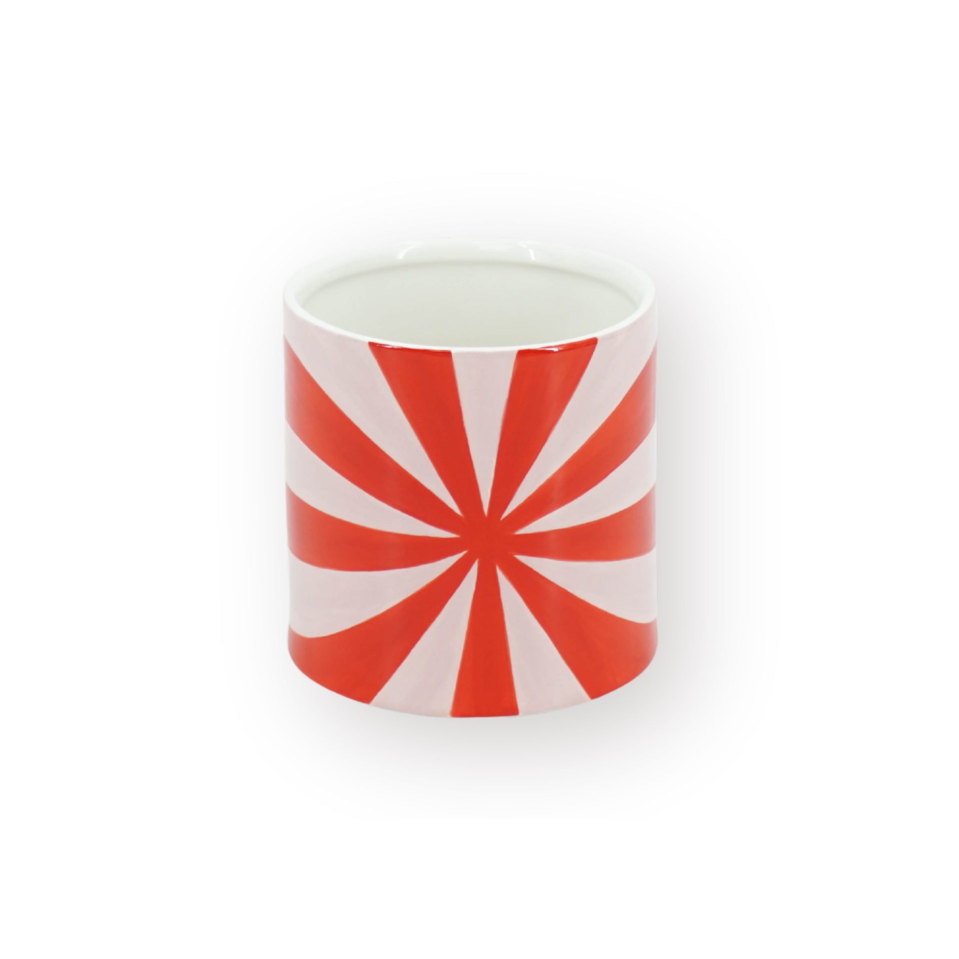 HOUSEVITAMIN BLOEMPOT SWIRL DOLOMIET ROOD/ROZE 13 CM