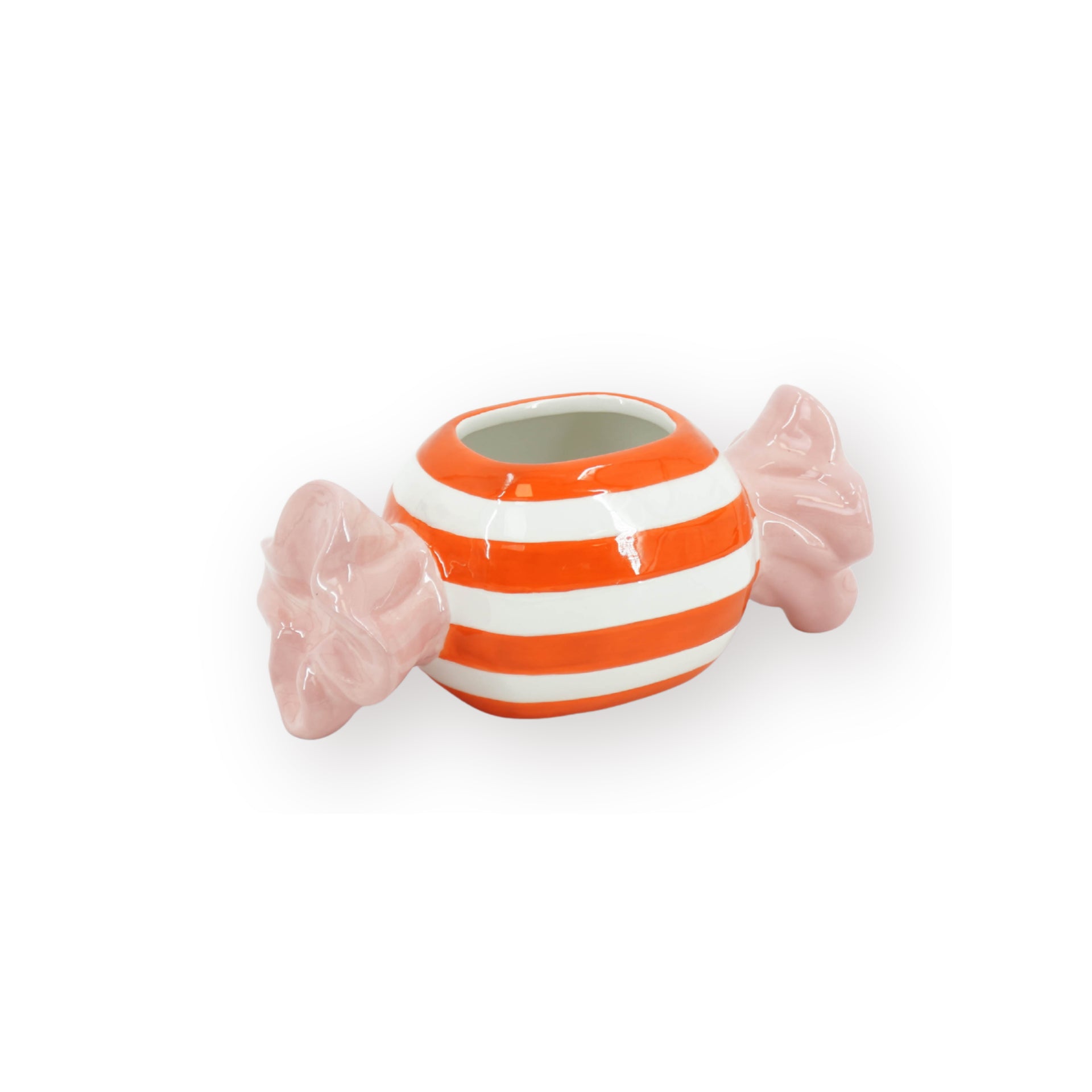 HOUSEVITAMIN BLOEMPOT TOFFEE CANDY DOLOMIET ORANJE/ROZE 16,8 CM