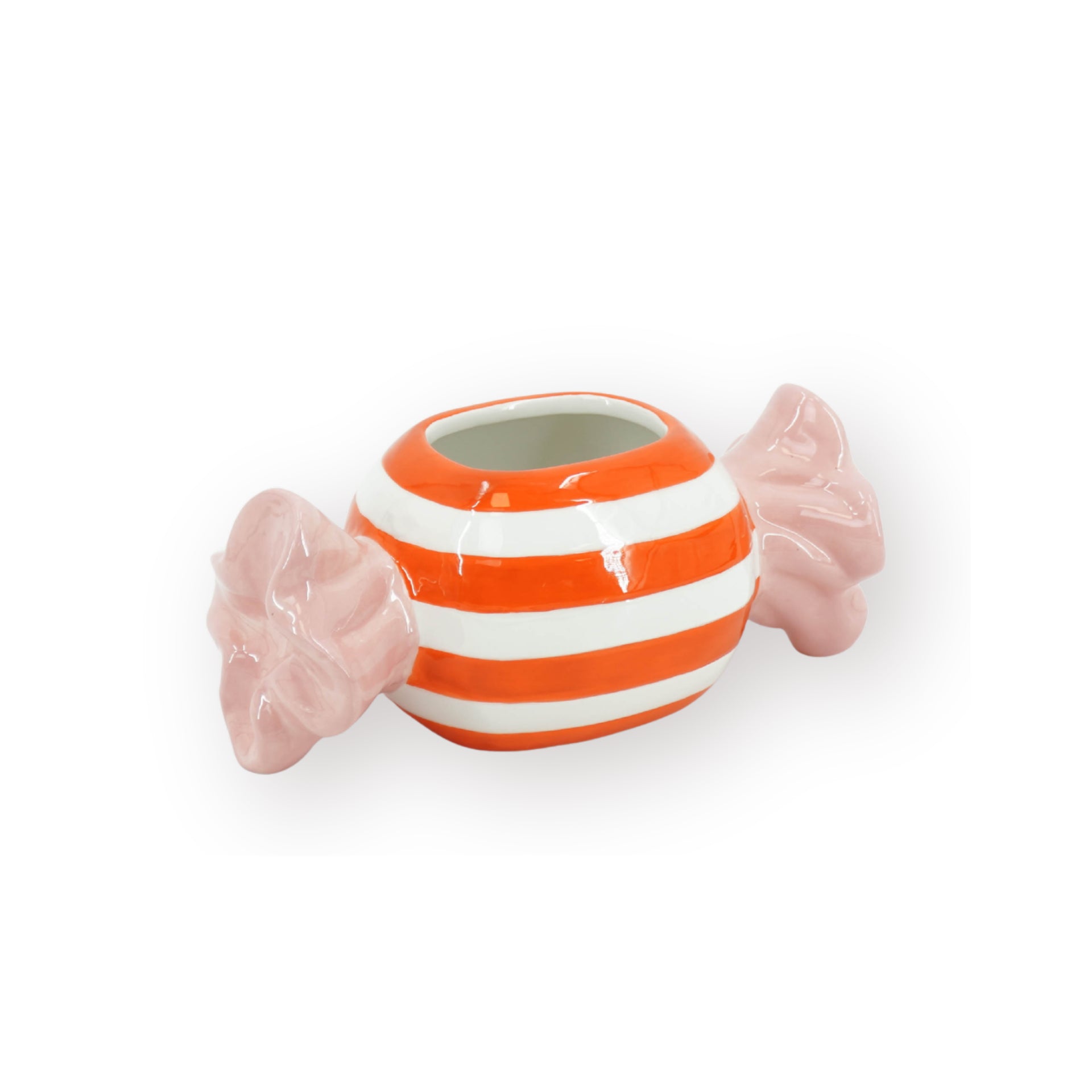 HOUSEVITAMIN BLOEMPOT TOFFEE CANDY DOLOMIET ORANJE/ROZE 21 CM
