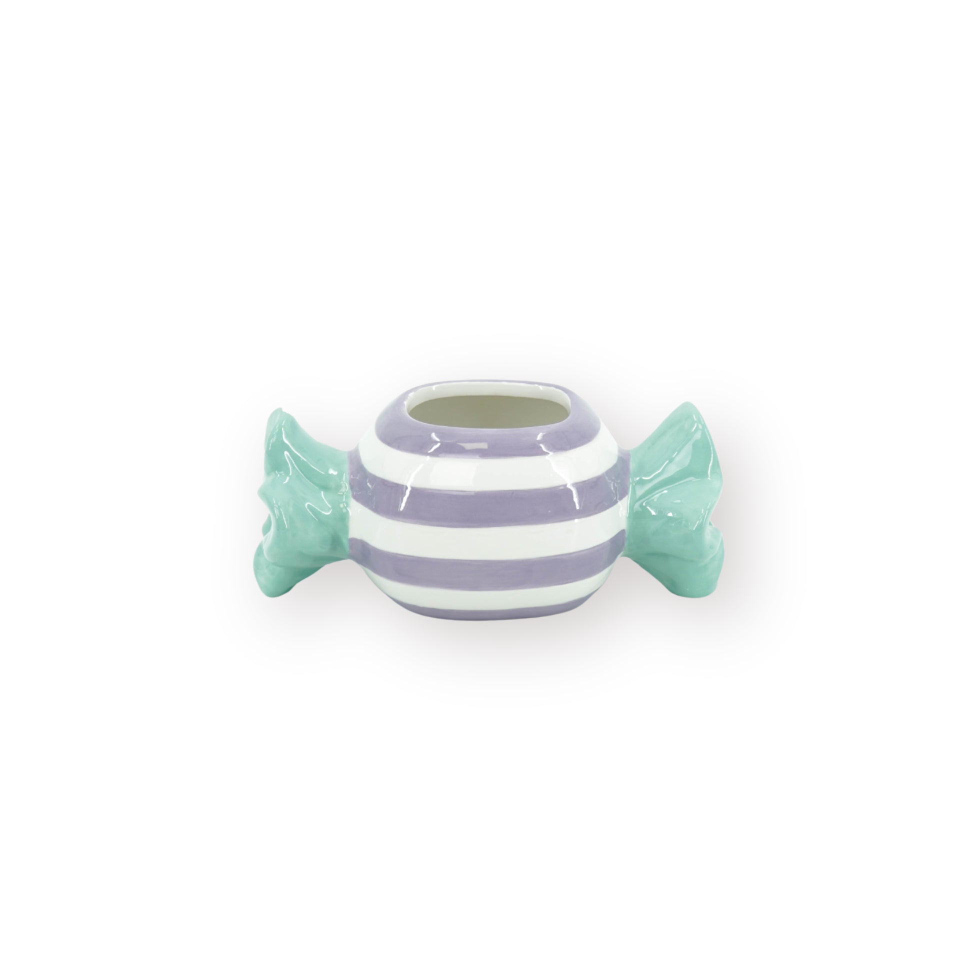 HOUSEVITAMIN BLOEMPOT TOFFEE CANDY DOLOMIET MINT/LILA 12,5 CM