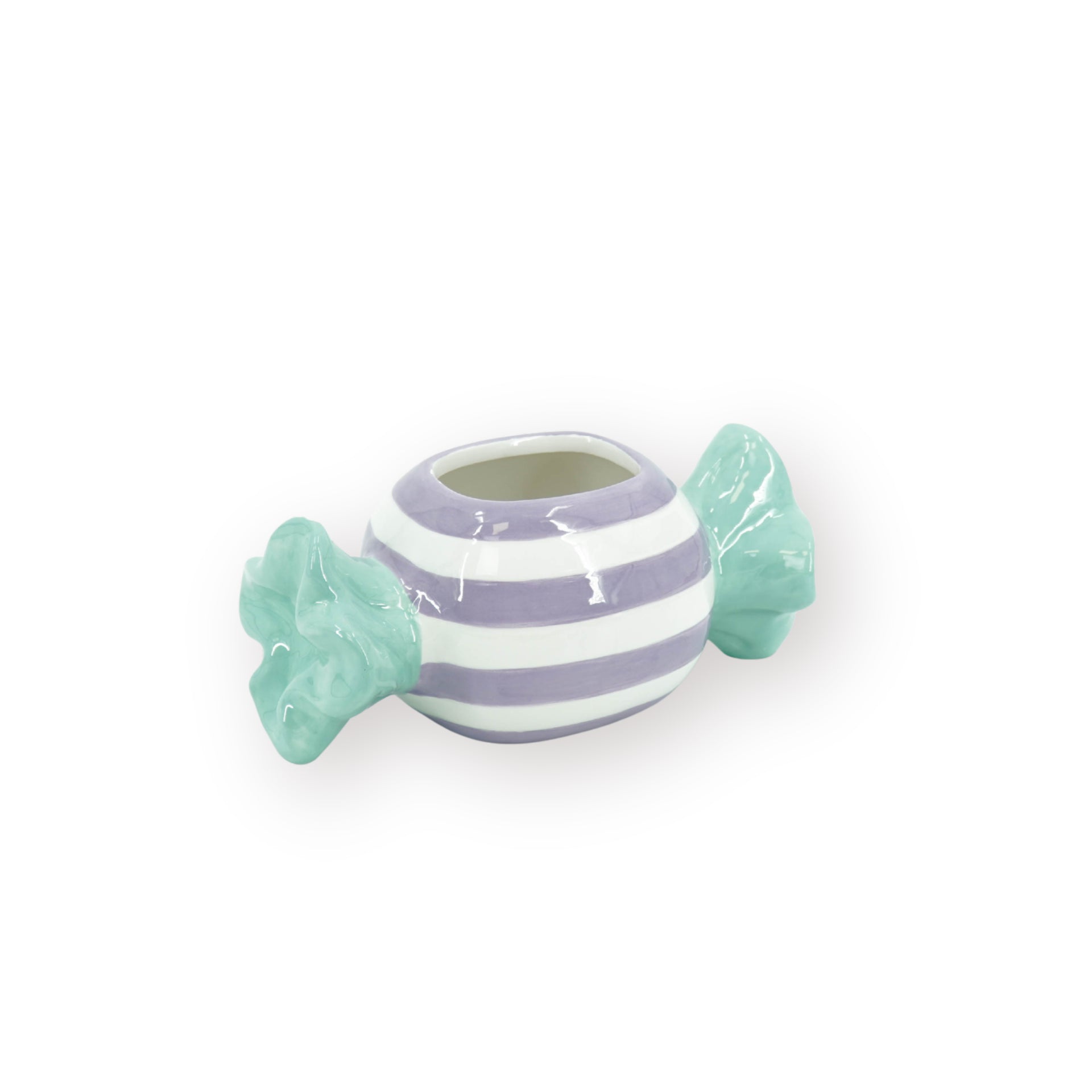 HOUSEVITAMIN BLOEMPOT TOFFEE CANDY DOLOMIET MINT/LILA 16,8 CM