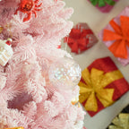 HOUSEVITAMIN KERSTBAL KUNSTSTOF IRISEREND 10 CM