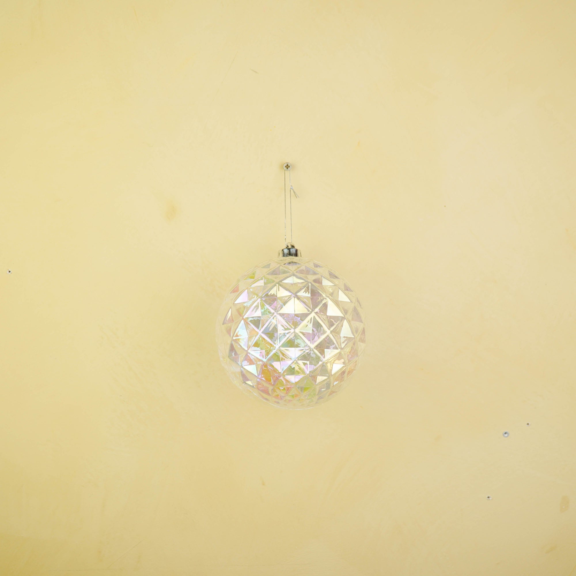 HOUSEVITAMIN KERSTBAL KUNSTSTOF TRANSPARANT 15 CM