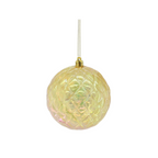 HOUSEVITAMIN KERSTBAL KUNSTSTOF GEEL 15 CM