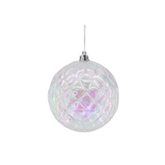 HOUSEVITAMIN KERSTBAL KUNSTSTOF IRIDESCENT 20 CM