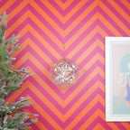HOUSEVITAMIN KERSTBAL KUNSTSTOF IRIDESCENT 20 CM