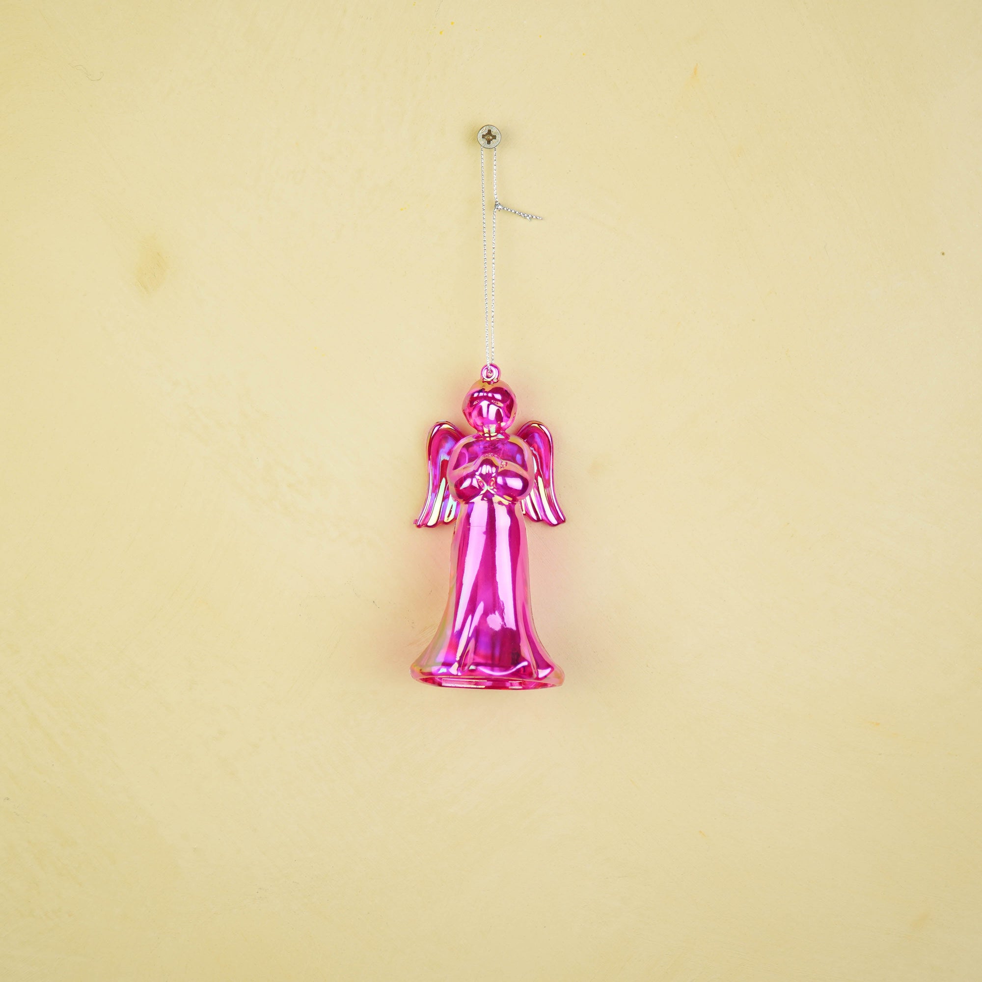 HOUSEVITAMIN DECORATIEVE ENGEL KUNSTSTOF ROZE 11 CM